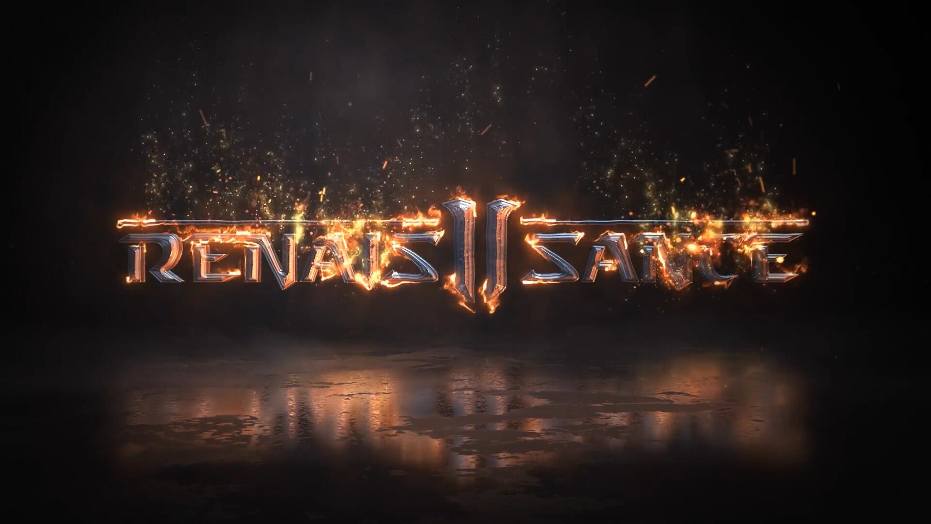 PR模板：古老史诗级火焰燃烧火星飞溅粒子效果LOGO展示动画（14169）