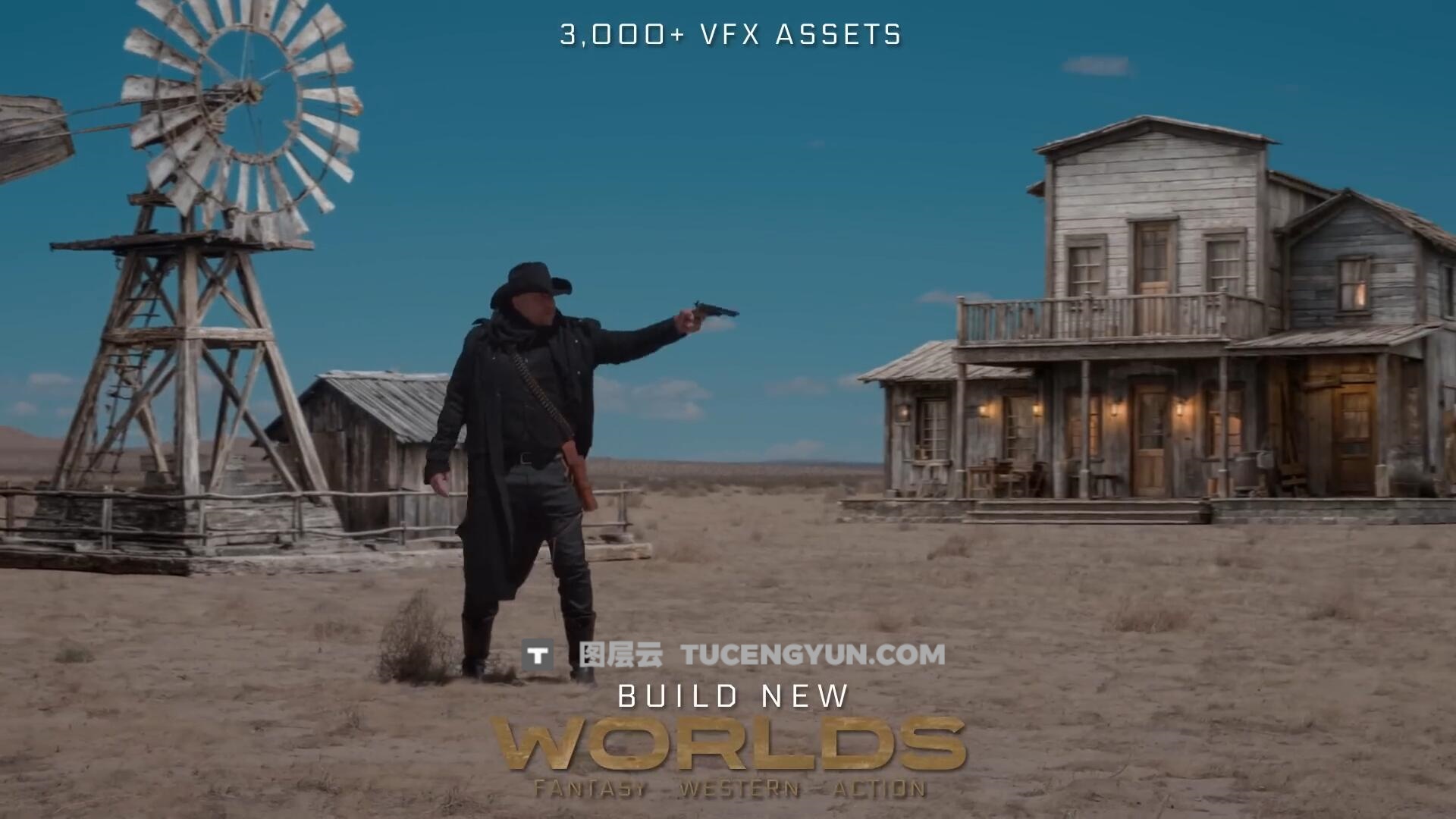 2900张高品质奇幻·西部·动作电影场景特效CG合成透明PNG图片素材4K视觉捆绑包 Bigfilms – WORLDS – 2 Set Extension Packs (Vol. 4 + 5 + 6)（14204）图层云