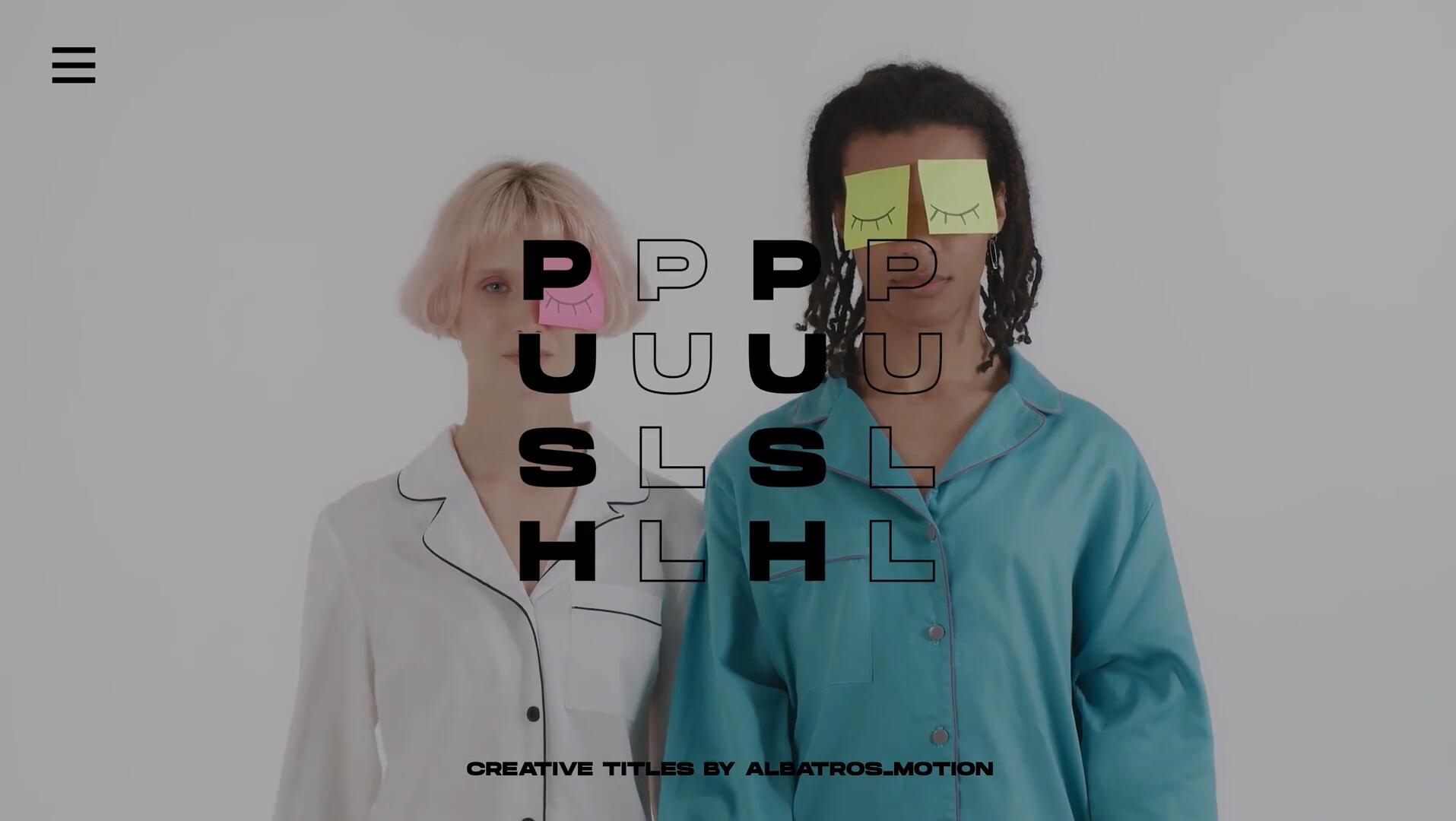 FCPX插件：创意极简主义动态文字标题动画（14215）