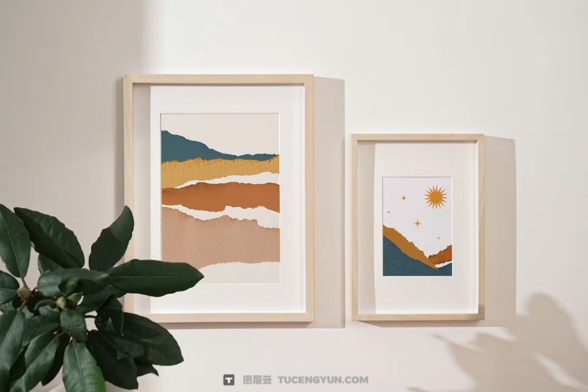 88款高清创意抽象纸张撕裂拼贴纹理背景图片设计素材 Abstract Torn Deckled Paper Edges（14217）图层云