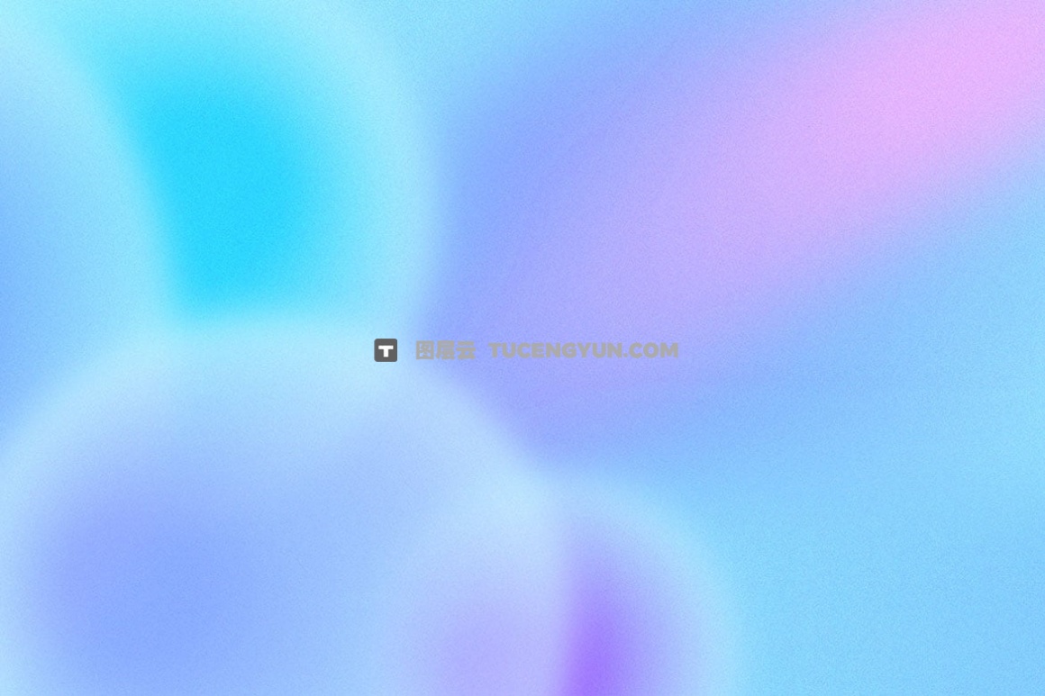 10款抽象艺术颗粒模糊弥散光抽象分层AI矢量渐变海报背景设计套件 Grainy Round Gradient Backgrounds（14218）图层云