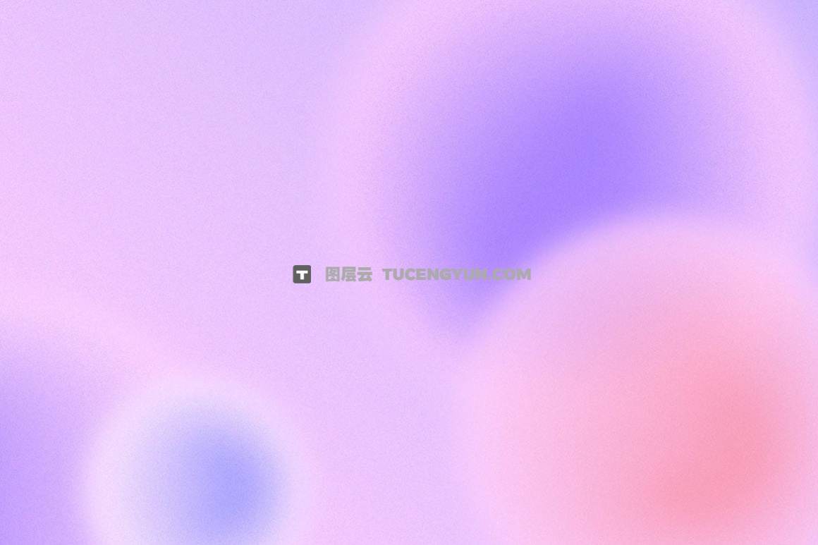 10款抽象艺术颗粒模糊弥散光抽象分层AI矢量渐变海报背景设计套件 Grainy Round Gradient Backgrounds（14218）图层云