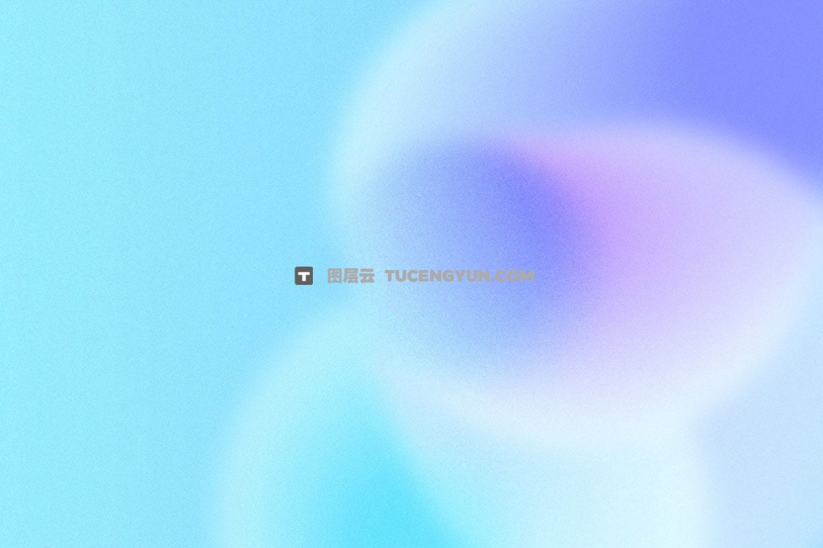 10款抽象艺术颗粒模糊弥散光抽象分层AI矢量渐变海报背景设计套件 Grainy Round Gradient Backgrounds（14218）图层云