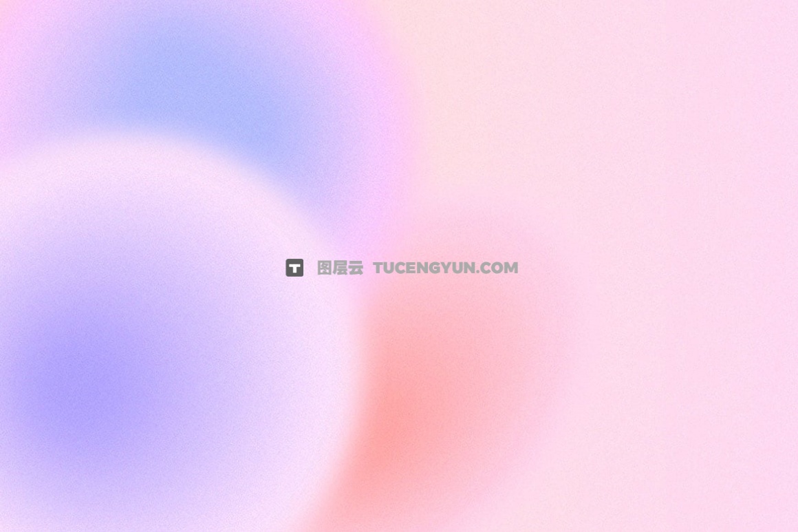 10款抽象艺术颗粒模糊弥散光抽象分层AI矢量渐变海报背景设计套件 Grainy Round Gradient Backgrounds（14218）图层云