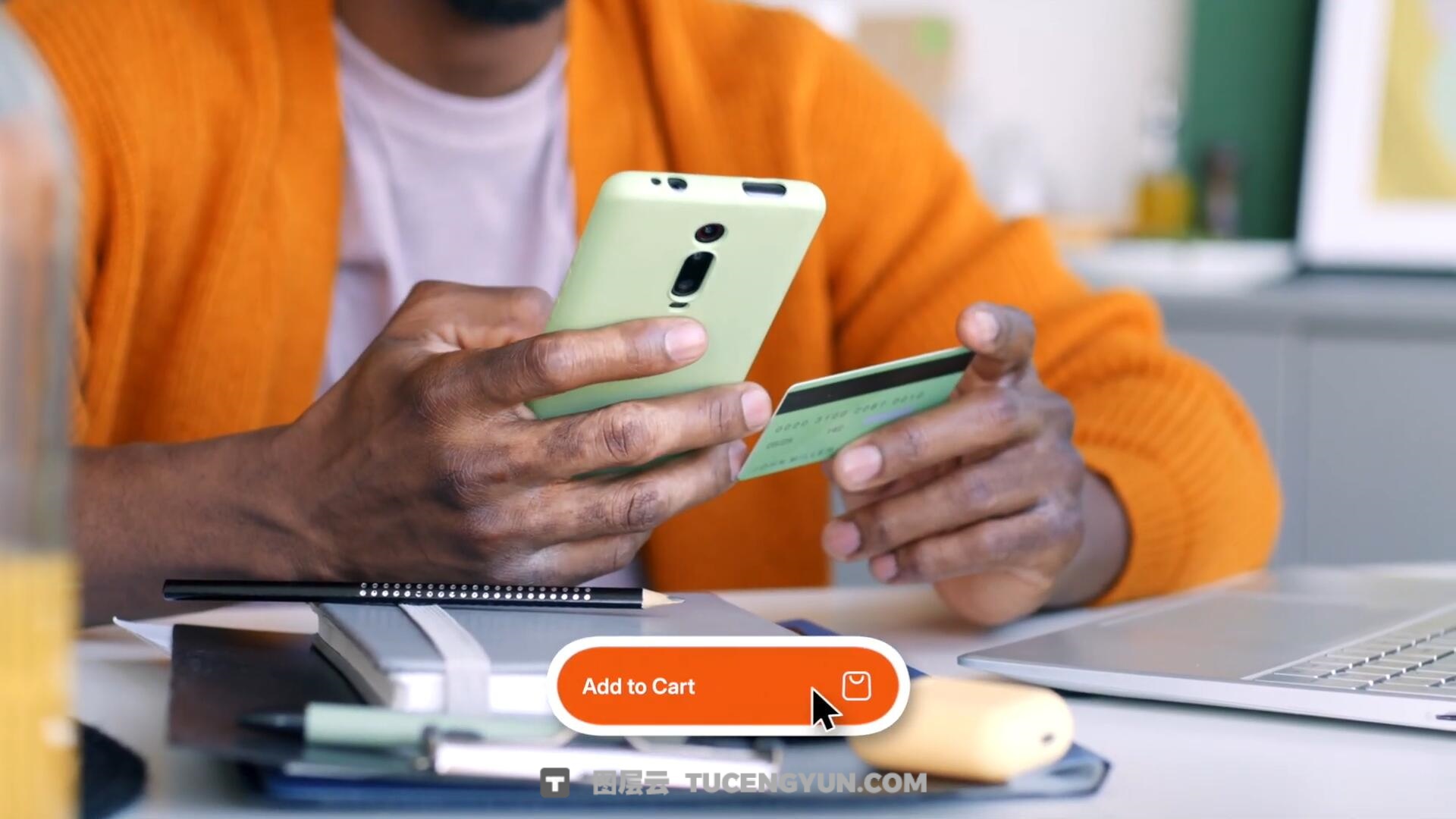 FCPX插件：45个极简主义现代视频互动鼠标点击、关注、转化效果文字标题字幕动画 Calls to Action（14221）图层云