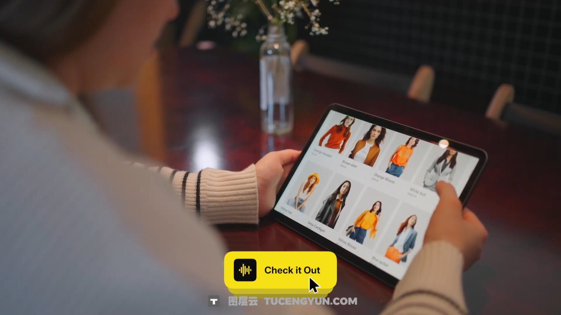 FCPX插件：45个极简主义现代视频互动鼠标点击、关注、转化效果文字标题字幕动画 Calls to Action（14221）图层云