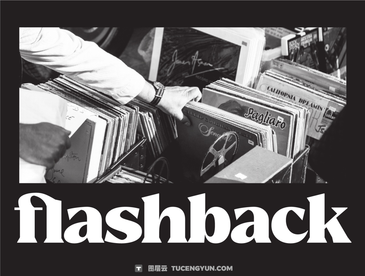 英文字体：大胆经典醒目杂志头条海报多功能设计衬线字体 Reshiga（14223）图层云