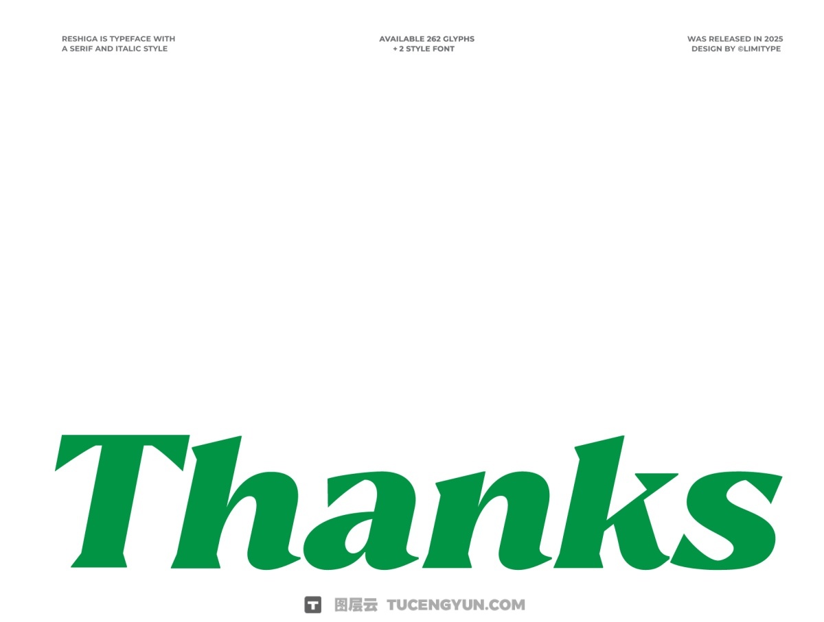英文字体:大胆经典醒目杂志头条海报多功能设计衬线字体 Reshiga(14223)图层云 英文字体:大胆经典醒目杂志头条海报多功能设计衬线字体 Reshiga(14223)图层云