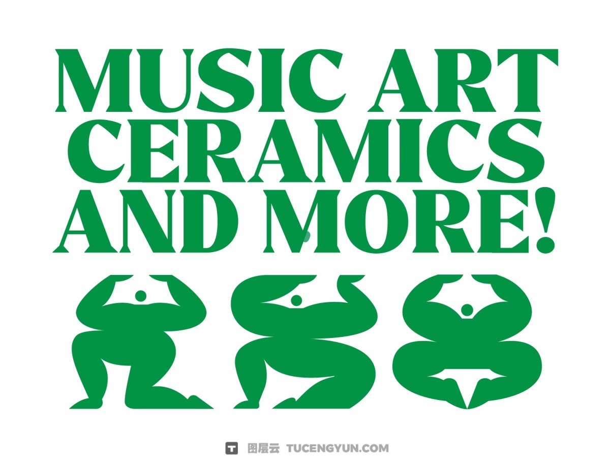 英文字体：大胆经典醒目杂志头条海报多功能设计衬线字体 Reshiga（14223）图层云