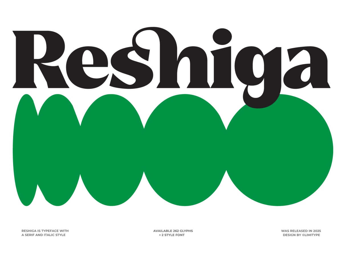 英文字体:大胆经典醒目杂志头条海报多功能设计衬线字体 Reshiga(14223)图层云 英文字体:大胆经典醒目杂志头条海报多功能设计衬线字体 Reshiga(14223)图层云