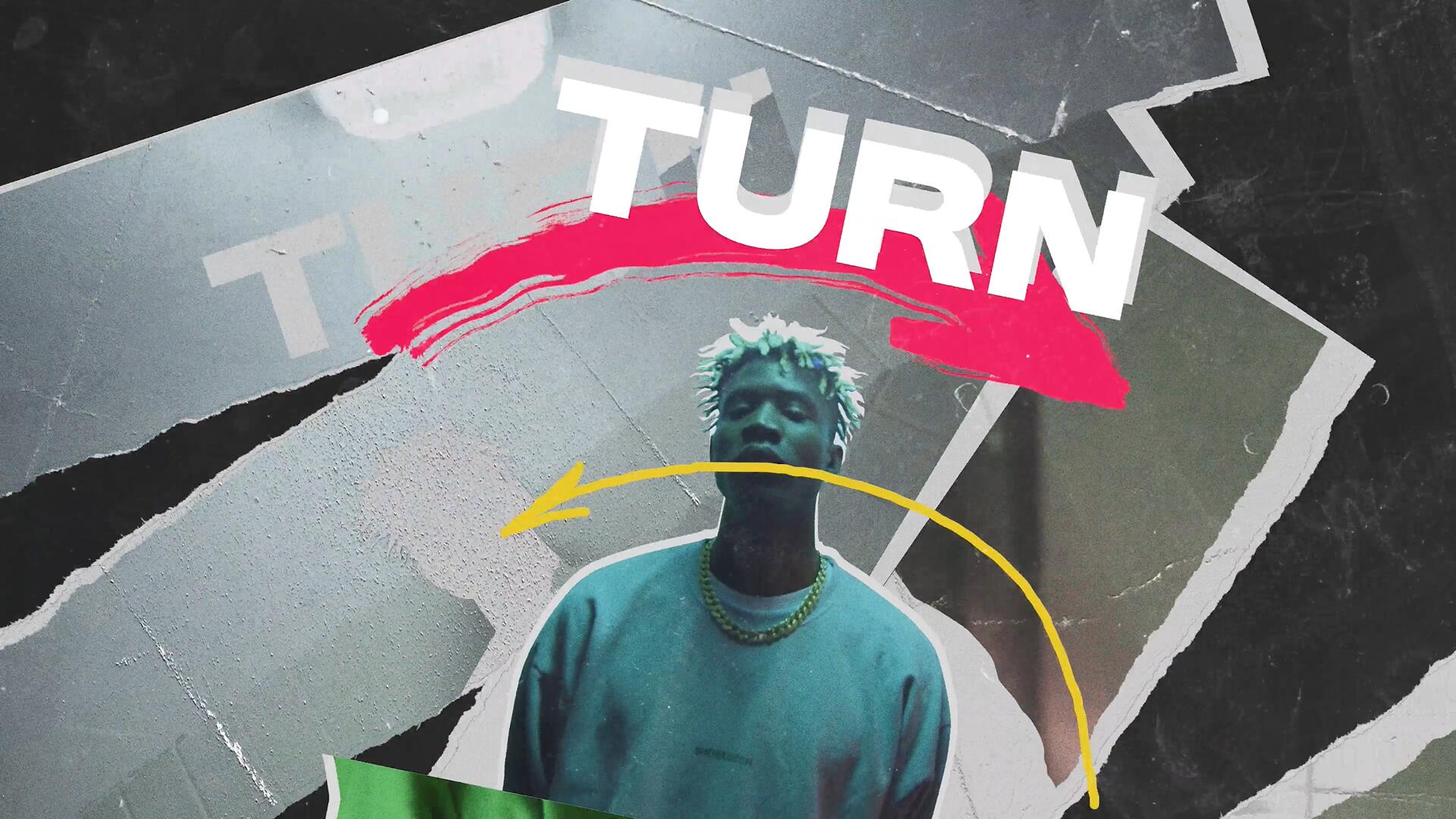 PR模板：复古拼贴艺术风格画面对象拆分翻转无缝转场过渡（14227）