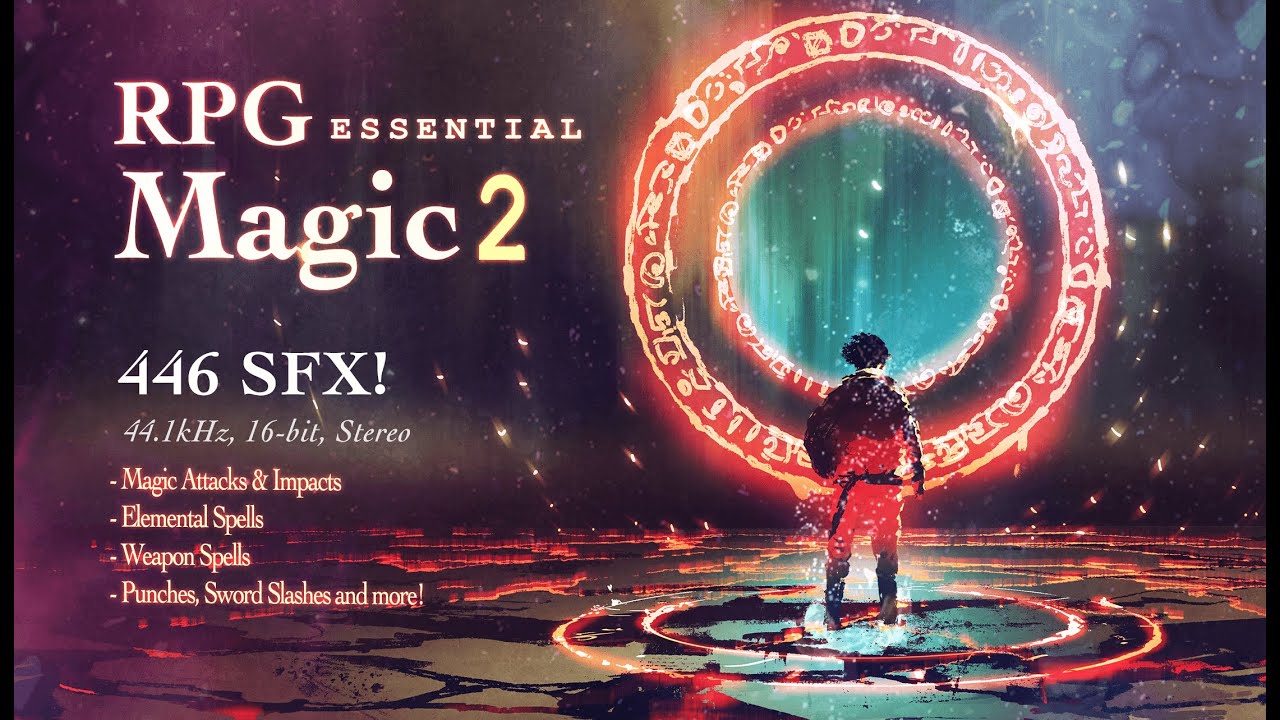 音效：446个高品质魔法战斗技能音效影视游戏广告声音素材包 WOW Sound RPG Magic SFX 2（14230）