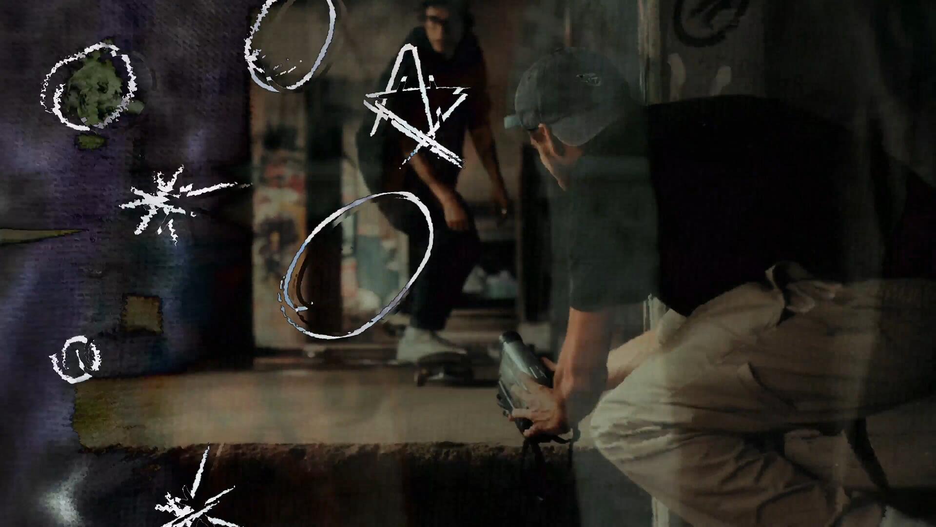 达芬奇预设：复古胶片美学线条砂砾影印混乱视觉无缝转场过渡（14236）