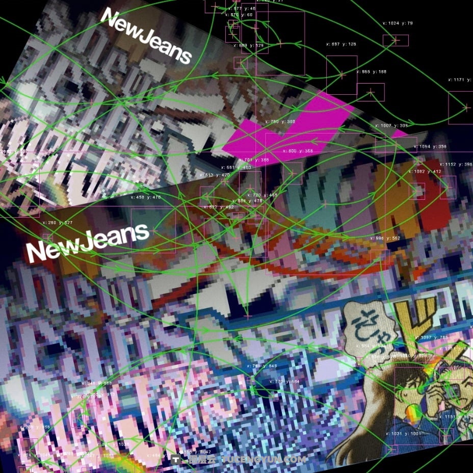 AE工程：New jeans韩系K-Pop女团短片剪辑编辑AE项目工程+素材 ETA pluggnb // AE project file（14239）图层云