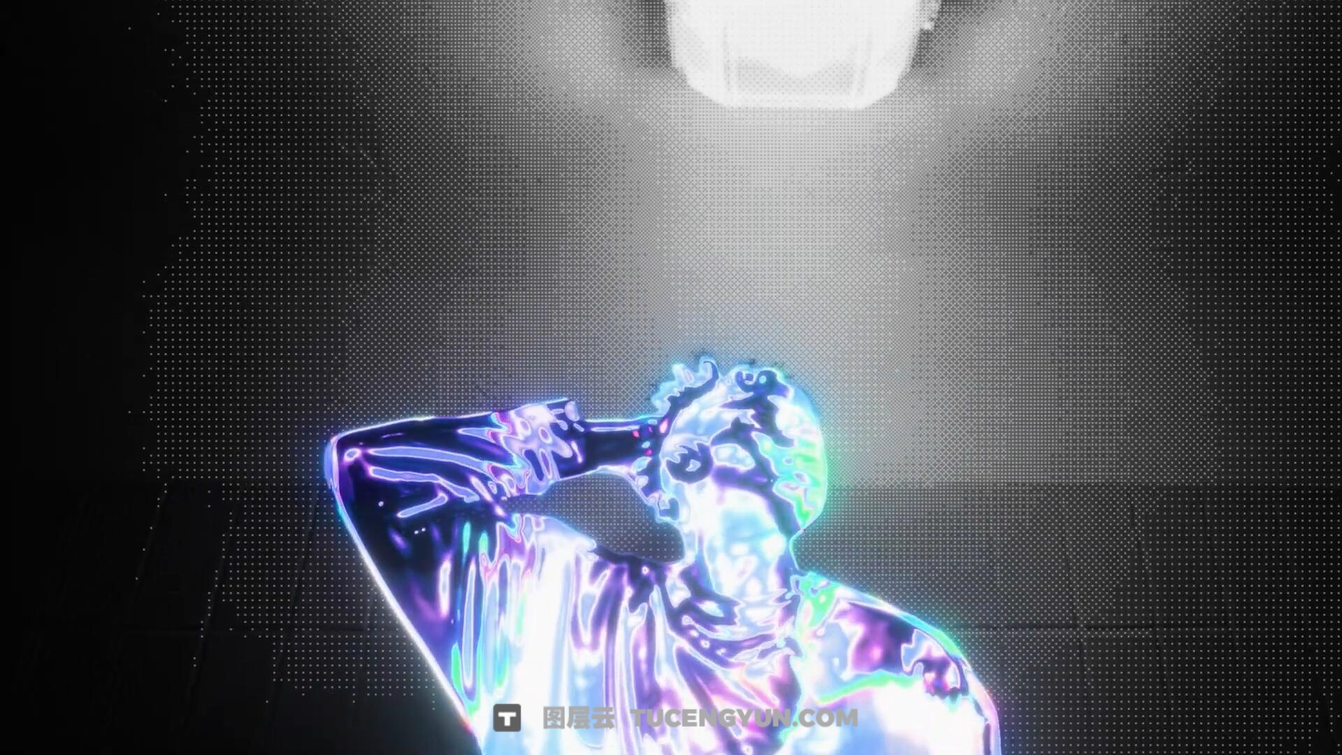 AE插件：全息3D金属抽象艺术酸性镀铬扭曲流体效果文字标题画面效果插件 AnimaFX – ChromeFX（14240）图层云