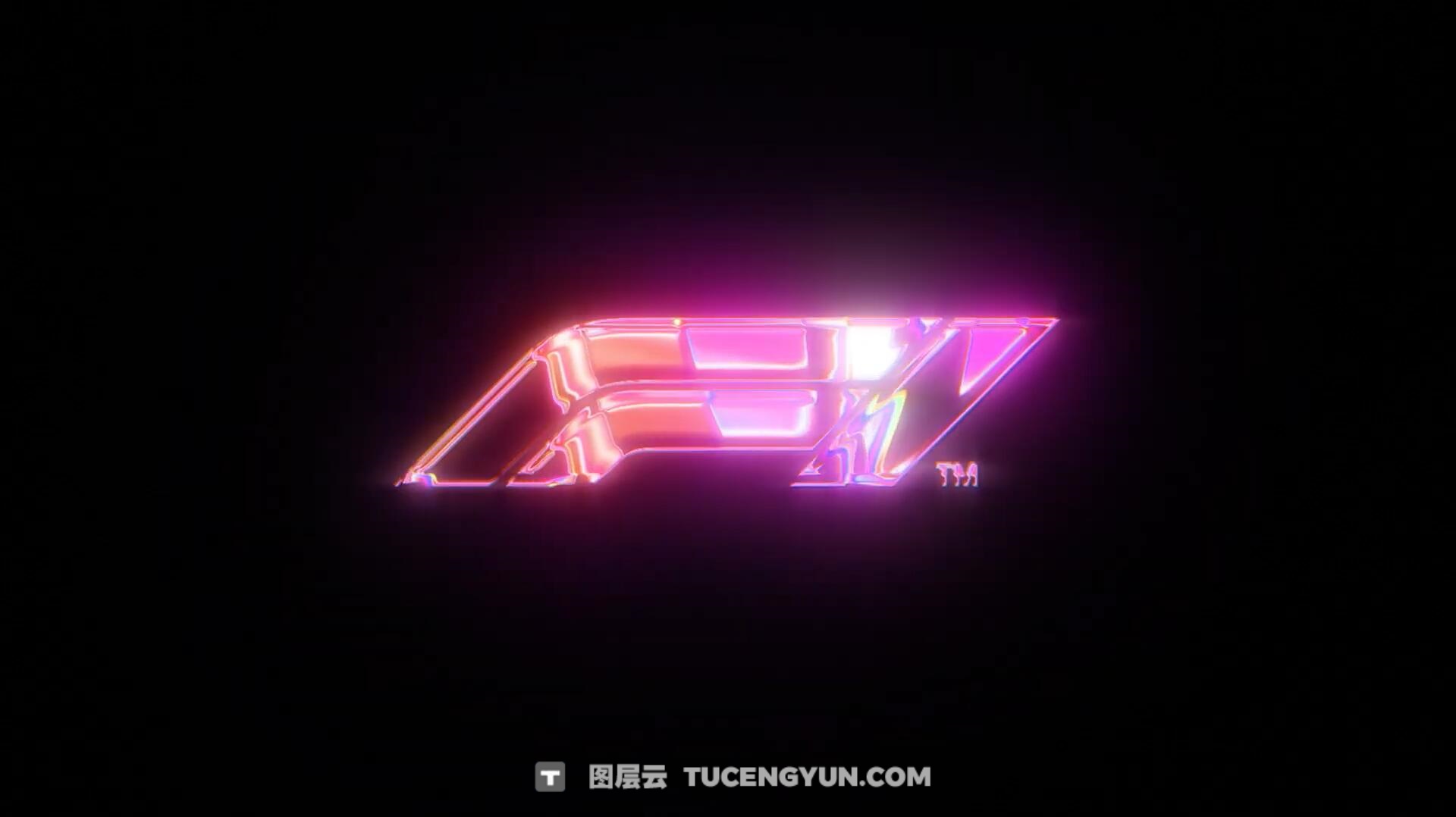 AE插件：全息3D金属抽象艺术酸性镀铬扭曲流体效果文字标题画面效果插件 AnimaFX – ChromeFX（14240）图层云