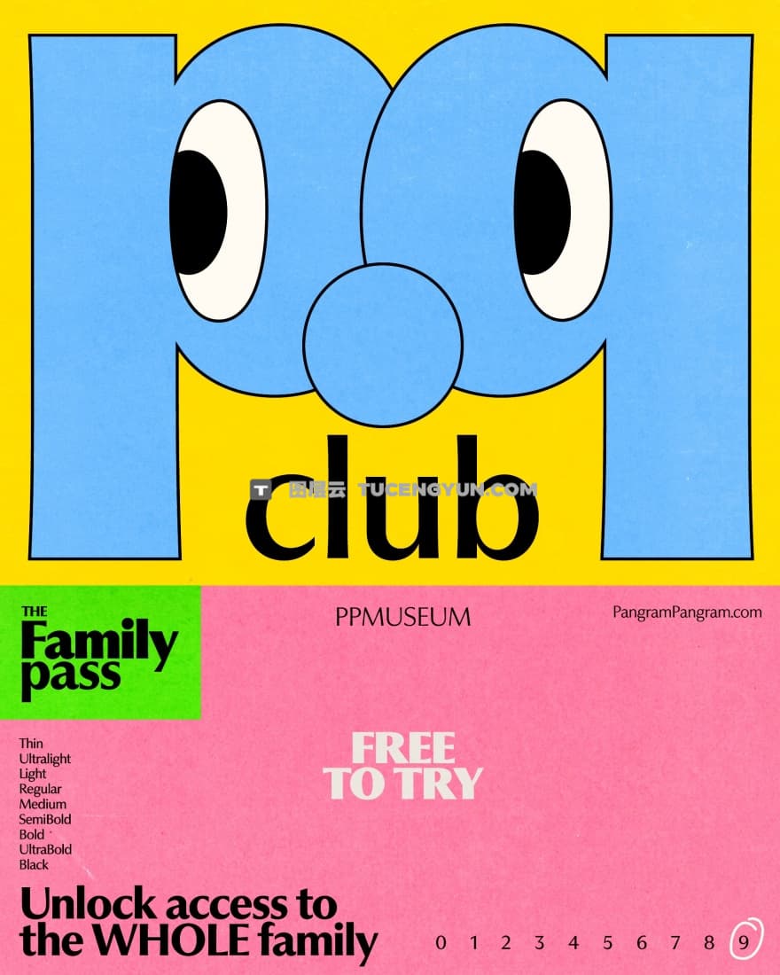 英文字体：精致人文陈旧钞票精致草图海报书籍封面设计衬线字体 PP Museum（14247）图层云