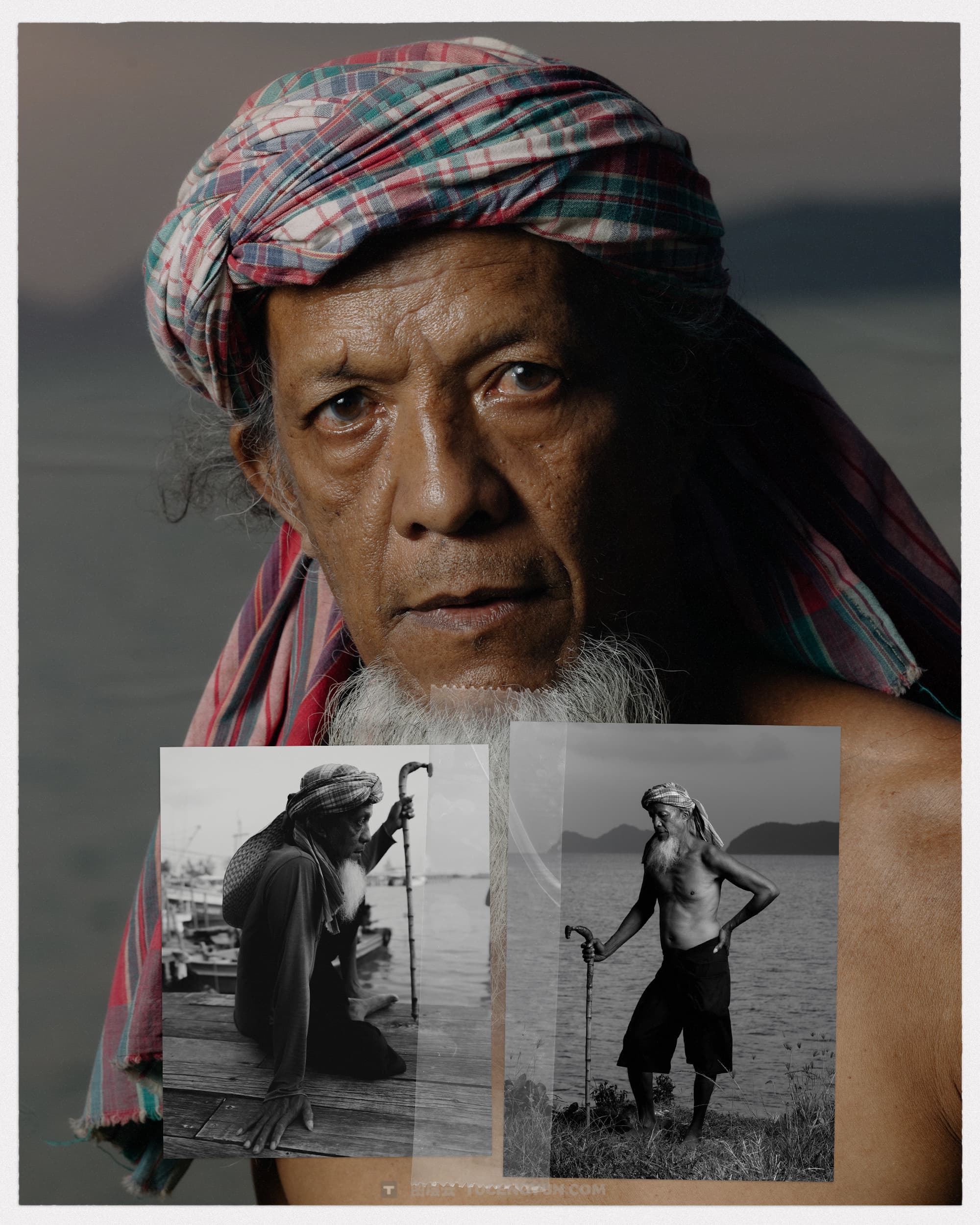 40款复古情绪风格拼贴艺术、双重曝光、胶片框架人像摄影后期照片设计排版PSD模板样机素材 KORZOV COLLAGES #1（14258）图层云