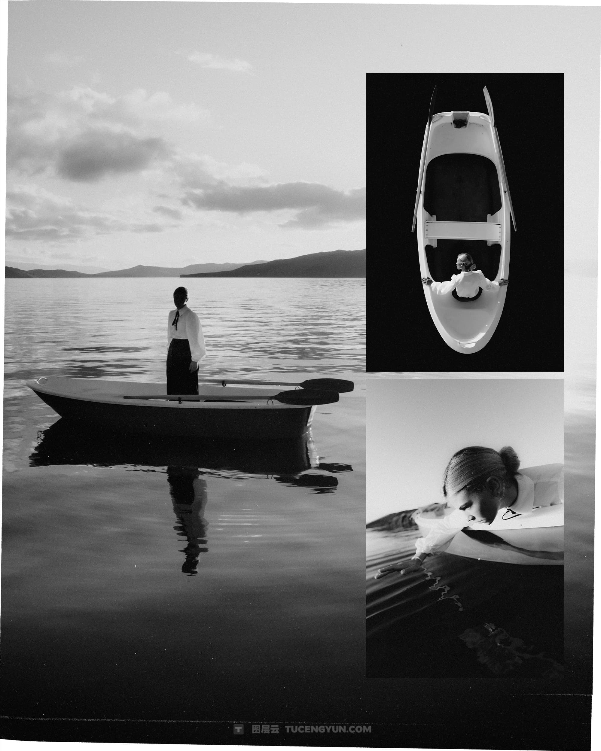 40款复古情绪风格拼贴艺术、双重曝光、胶片框架人像摄影后期照片设计排版PSD模板样机素材 KORZOV COLLAGES #1（14258）图层云