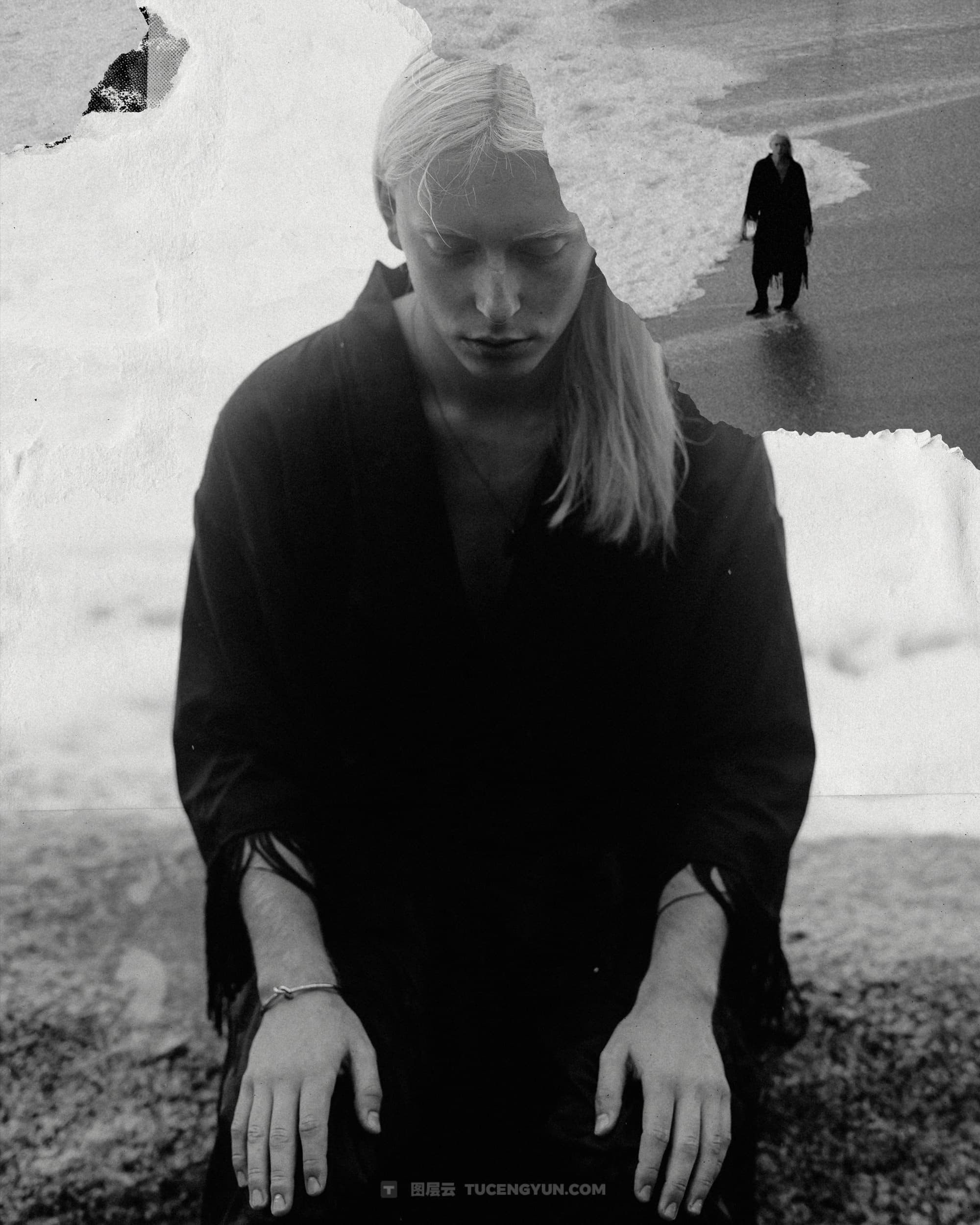 40款复古情绪风格拼贴艺术、双重曝光、胶片框架人像摄影后期照片设计排版PSD模板样机素材 KORZOV COLLAGES #1（14258）图层云