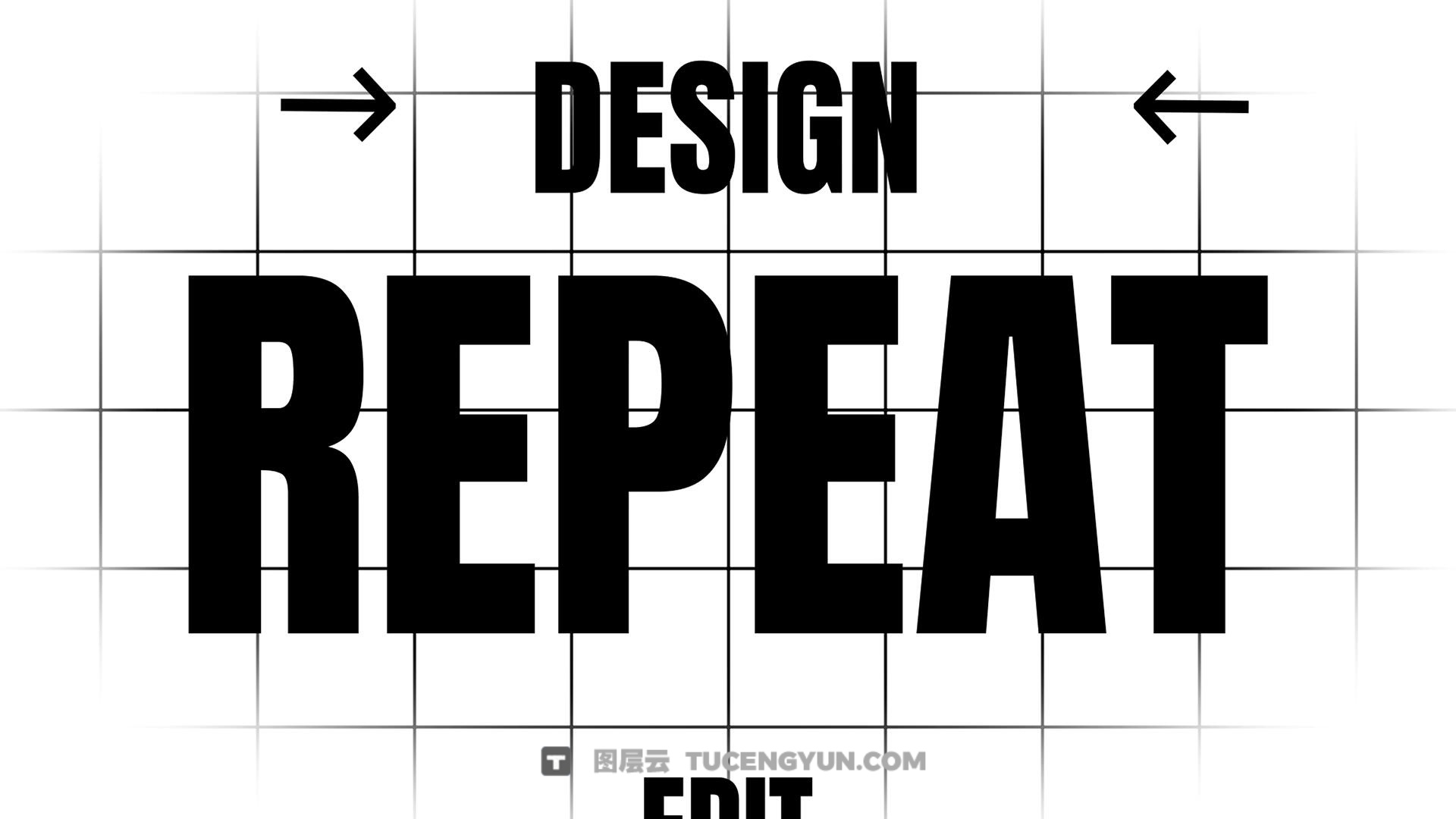 达芬奇模板：极致快闪风格动态文字标题排版动画活动快剪短片模板（14266）图层云