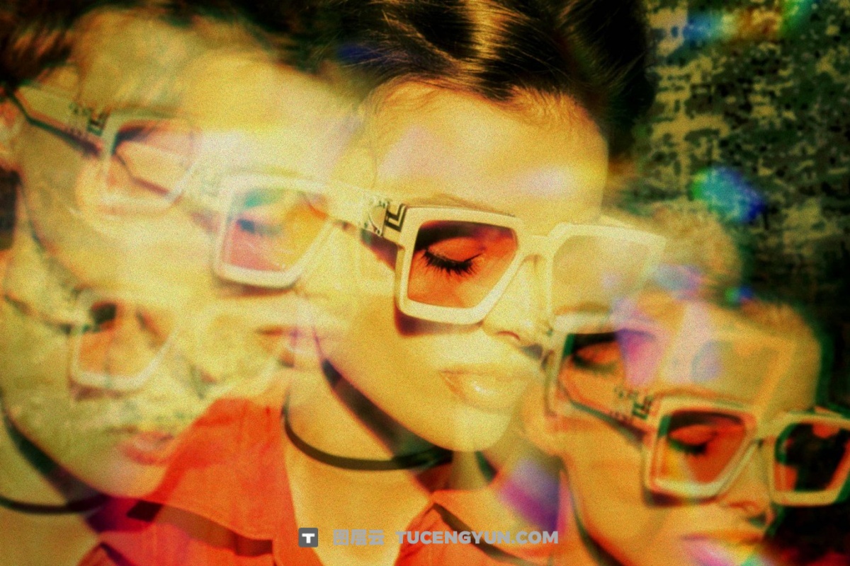 梦幻棱镜雾霾双重曝光光条纹万花筒棱镜特效PSD样机 Prism Blur Photo Effect(14269)图层云 梦幻棱镜雾霾双重曝光光条纹万花筒棱镜特效PSD样机 Prism Blur Photo Effect(14269)图层云