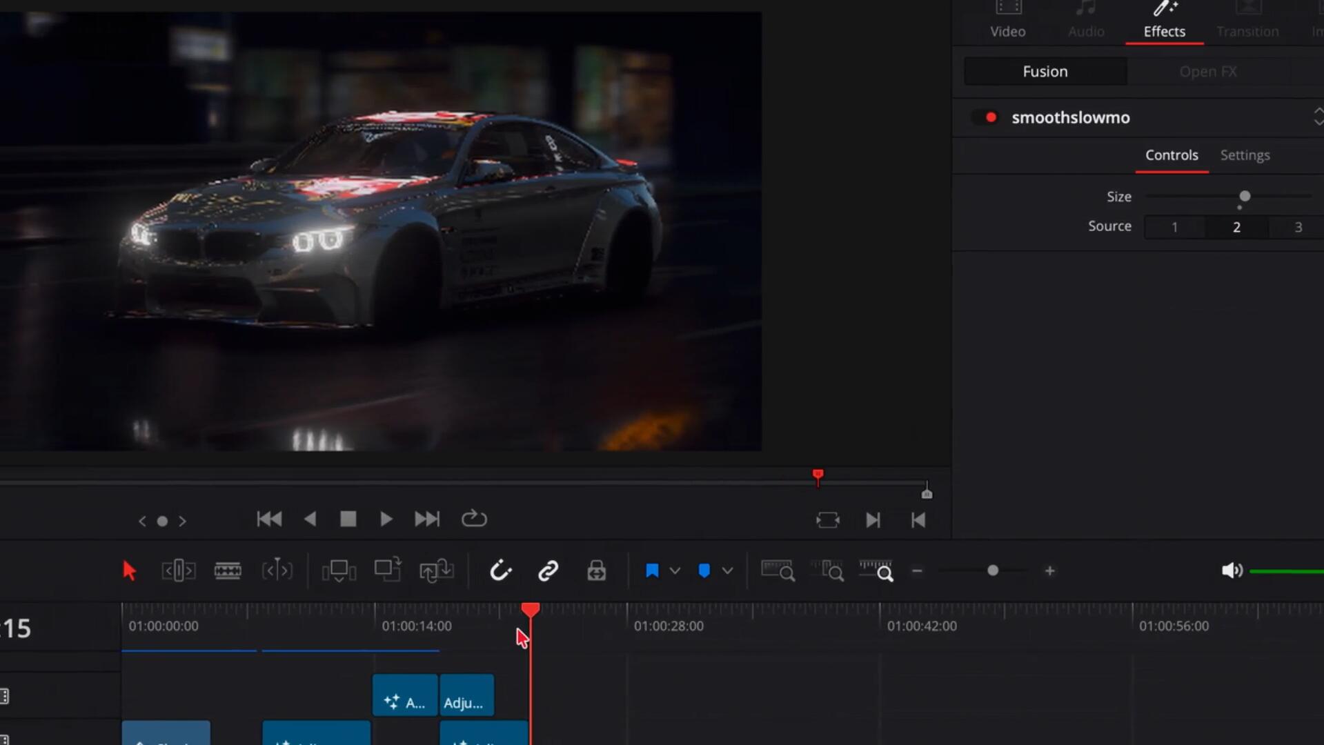达芬奇预设：超级电影慢动作视频变速效果预设插件（14280）
