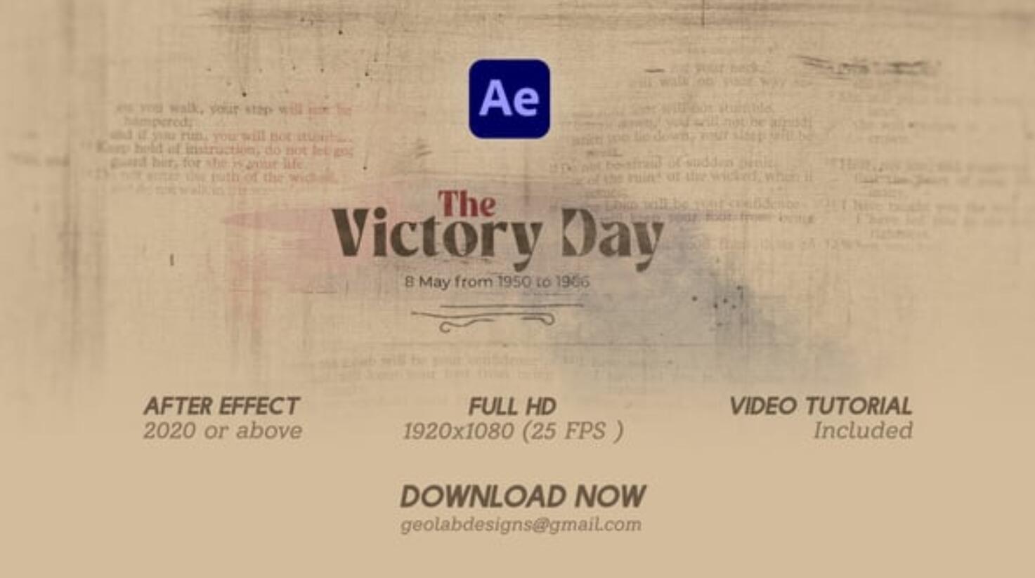 AE模板：真实电影纪录片短片手绘线条文字标题图片显示动画模板（14296）