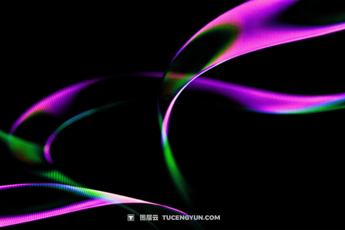 全息棱彩平滑渐变扫描线海报封面背景纹理PSD+JPG素材 Flow Abstract Backgrounds Collection（14300）图层云