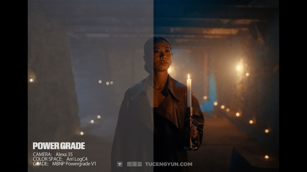 热门油管博主Mark Bone电影级色彩分级达芬奇调色节点+LUT+达芬奇调色大师班（中文字幕）Mark Bone – POWERGRADE – MB+NP（14327）图层云