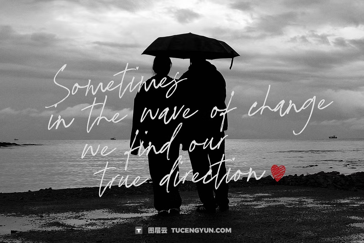 英文字体：大胆表现力手写细腻笔触品牌海报标志封面设计字体 Cosmic Rockstar Font（14328）图层云