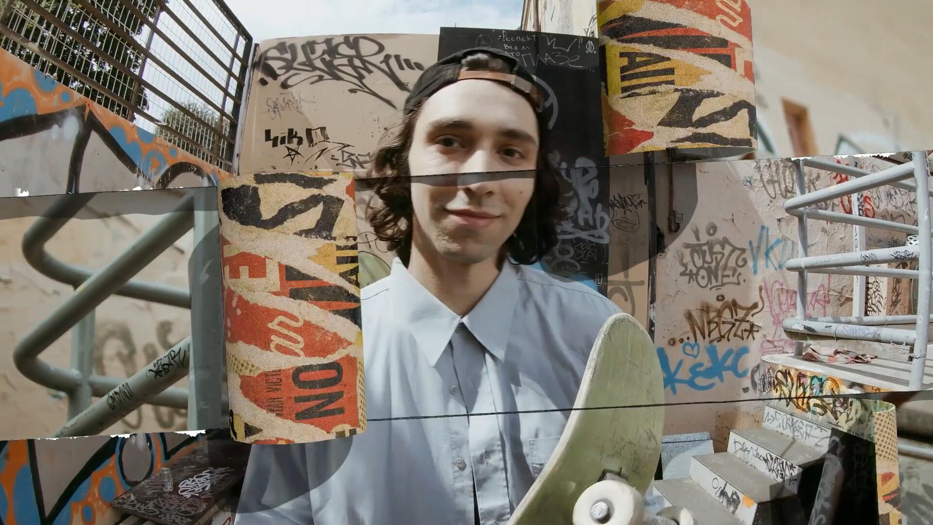 PR模板：10个复古拼贴美学手工卷纸纹理边缘撕裂无缝转场过渡（14335）