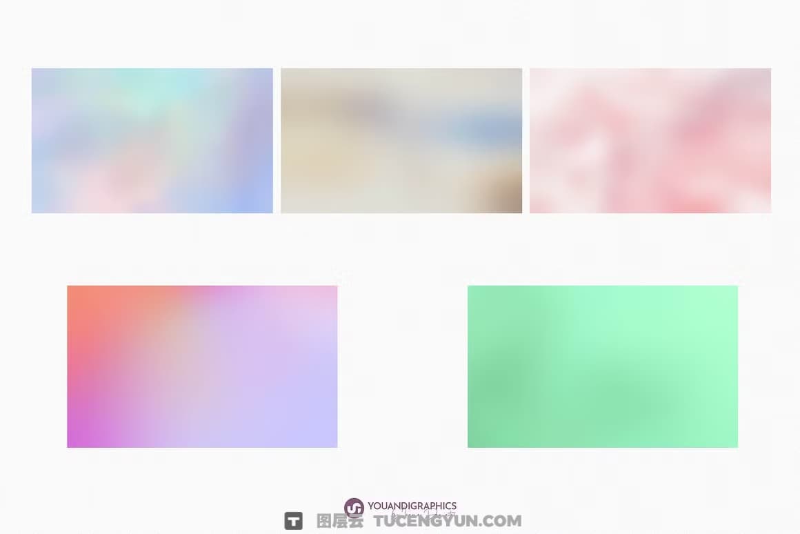 复古日系金箔淡雅炫彩模糊颗粒渐变金线抽象背景素材 Kintsugi Gradient Backgrounds（14442）图层云