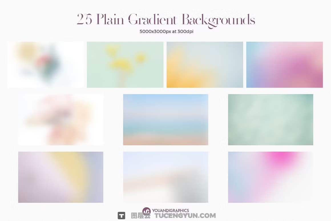 复古日系金箔淡雅炫彩模糊颗粒渐变金线抽象背景素材 Kintsugi Gradient Backgrounds（14442）图层云