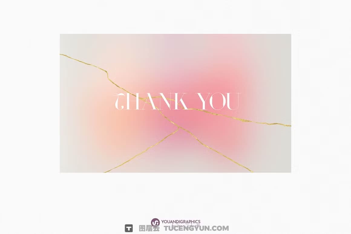 复古日系金箔淡雅炫彩模糊颗粒渐变金线抽象背景素材 Kintsugi Gradient Backgrounds（14442）图层云