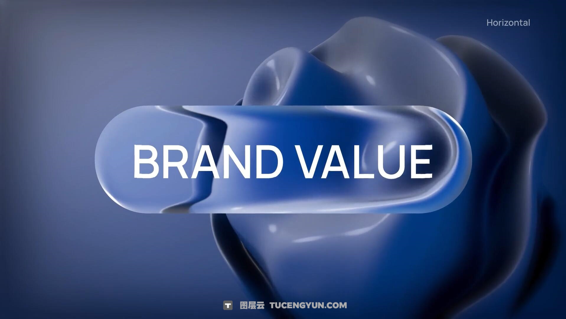 AE模板：苹果液态玻璃风格文字标题轮播、循环、滚动场景动画排版模板 支持横竖屏（14444）图层云