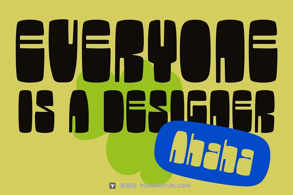 英文字体：复古美学马蒂斯风格粗糙边缘手写镂空剪影封面海报设计字体 Ginsa Silhouette – analog aesthetic（14463）图层云