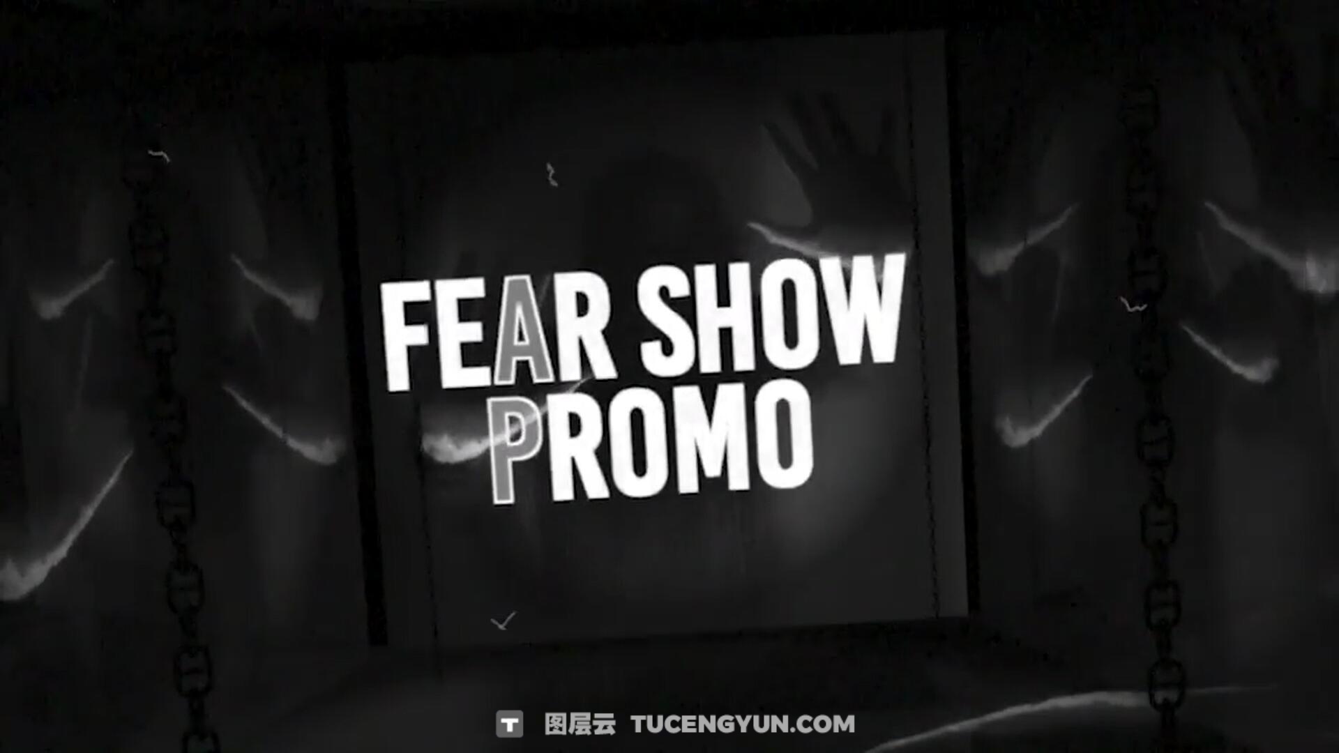 FCPX插件：恐怖惊悚诡异地狱氛围电影广告预告片（14773）图层云