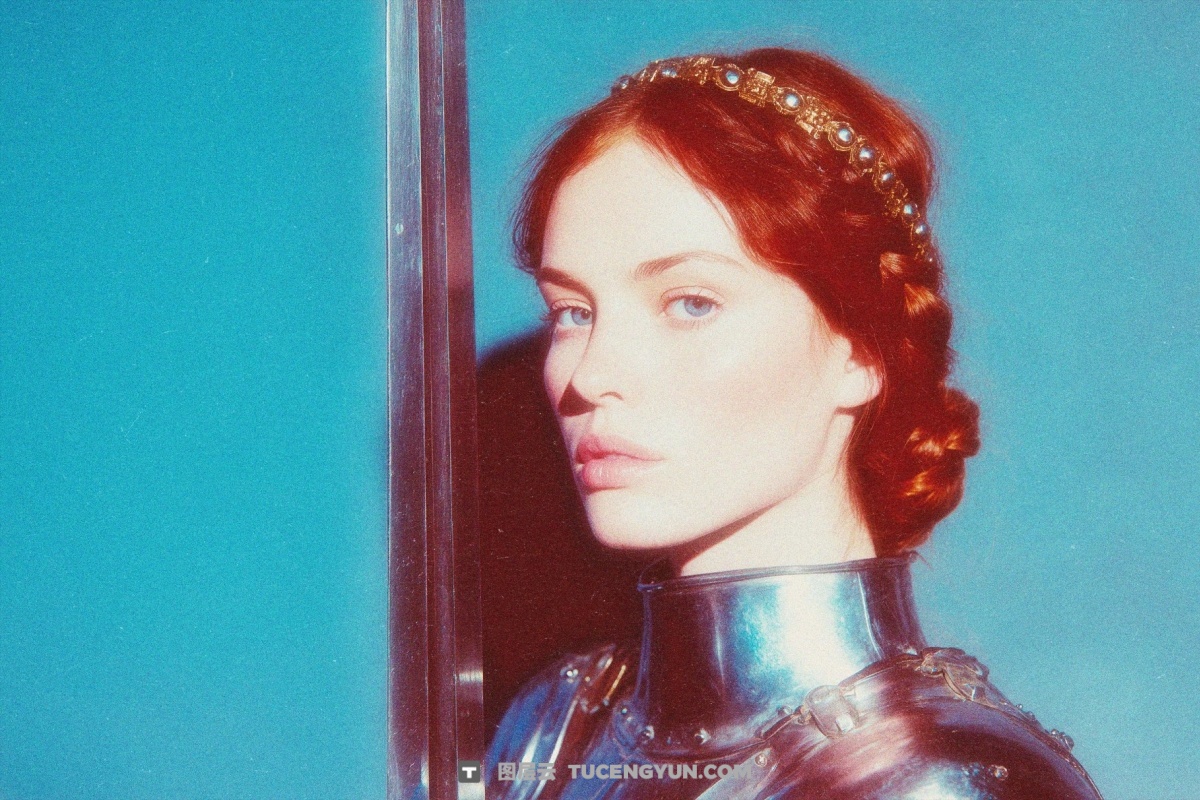 复古梦幻朦胧胶片颗粒发光图片后期叠加滤镜PSD特效样机 Grainy Glowing Photo Effect（14478）图层云