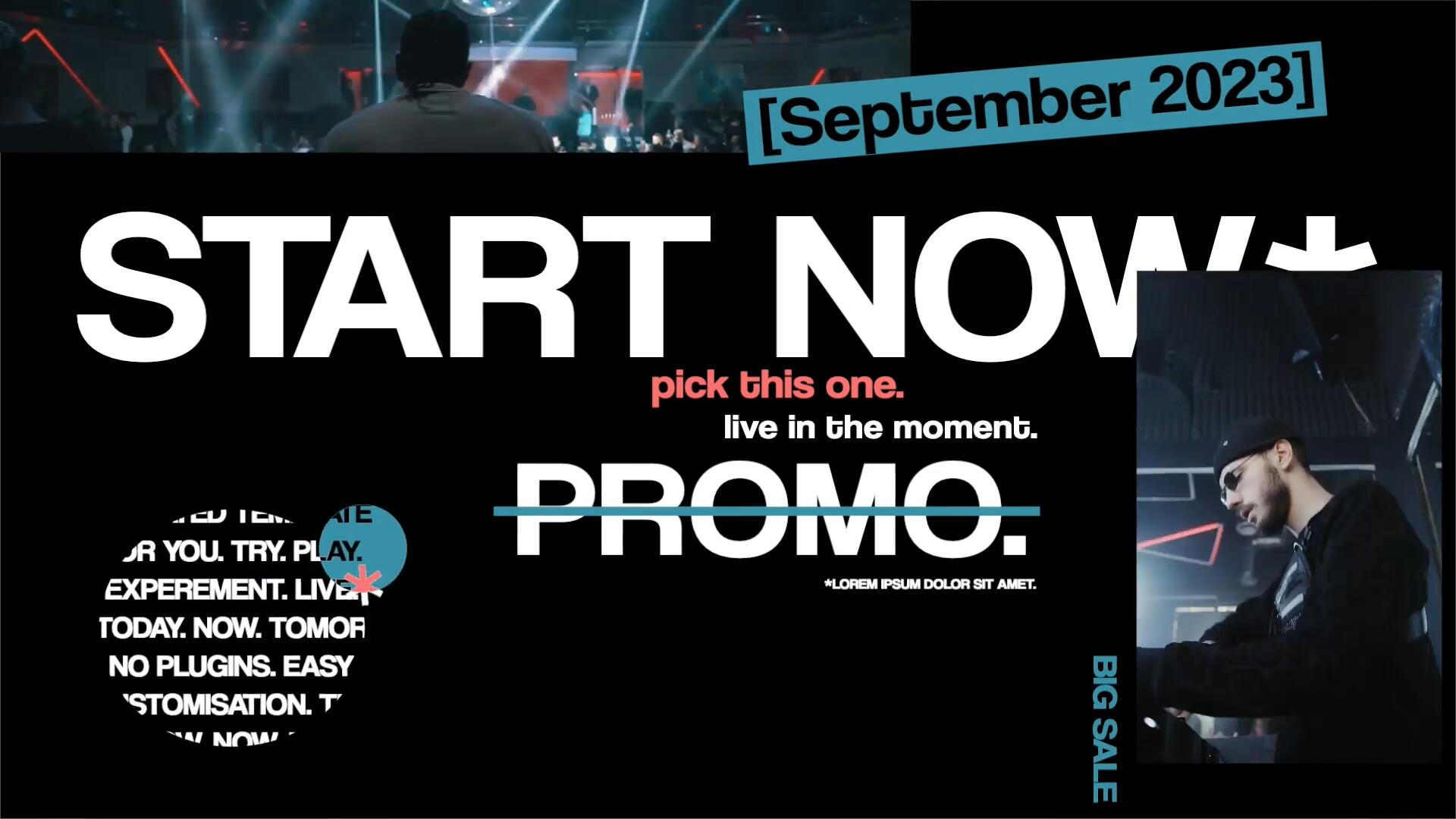 FCPX插件：大胆街头艺术3D时尚品牌宣传活动快剪开场片头（14483）