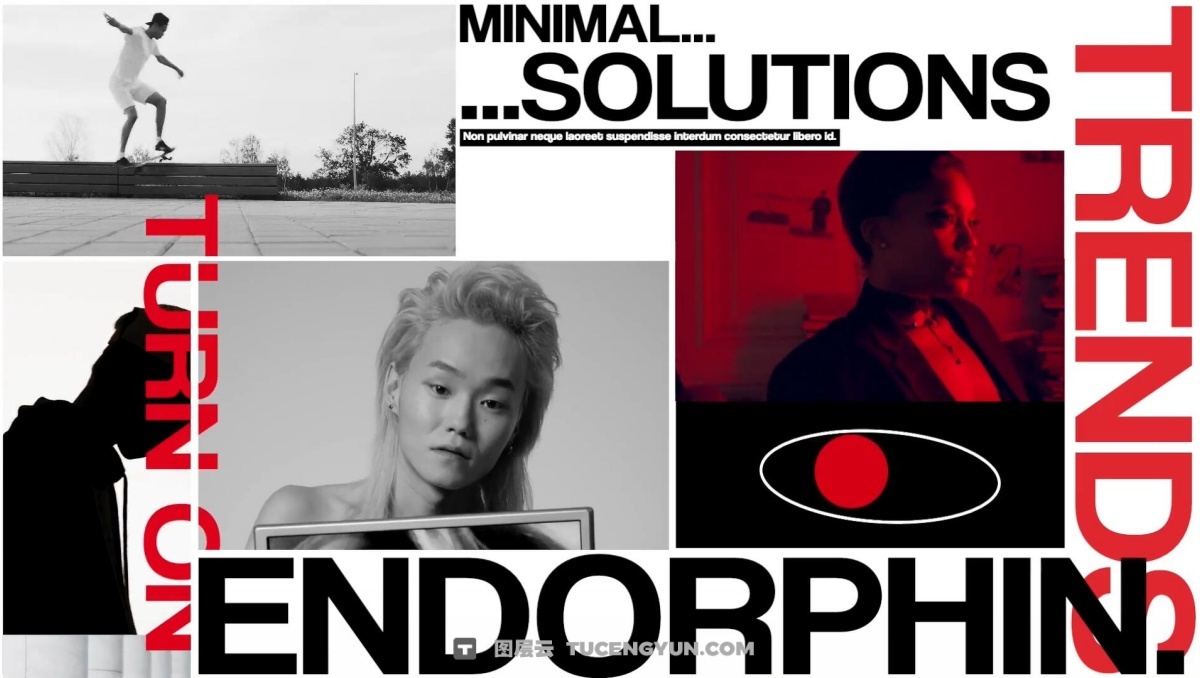 FCPX插件：大胆街头艺术3D时尚品牌宣传活动快剪开场片头（14483）图层云