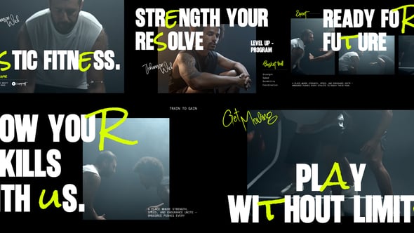 AE模板：全新体育运动赛事活动快剪宣传片（14488）