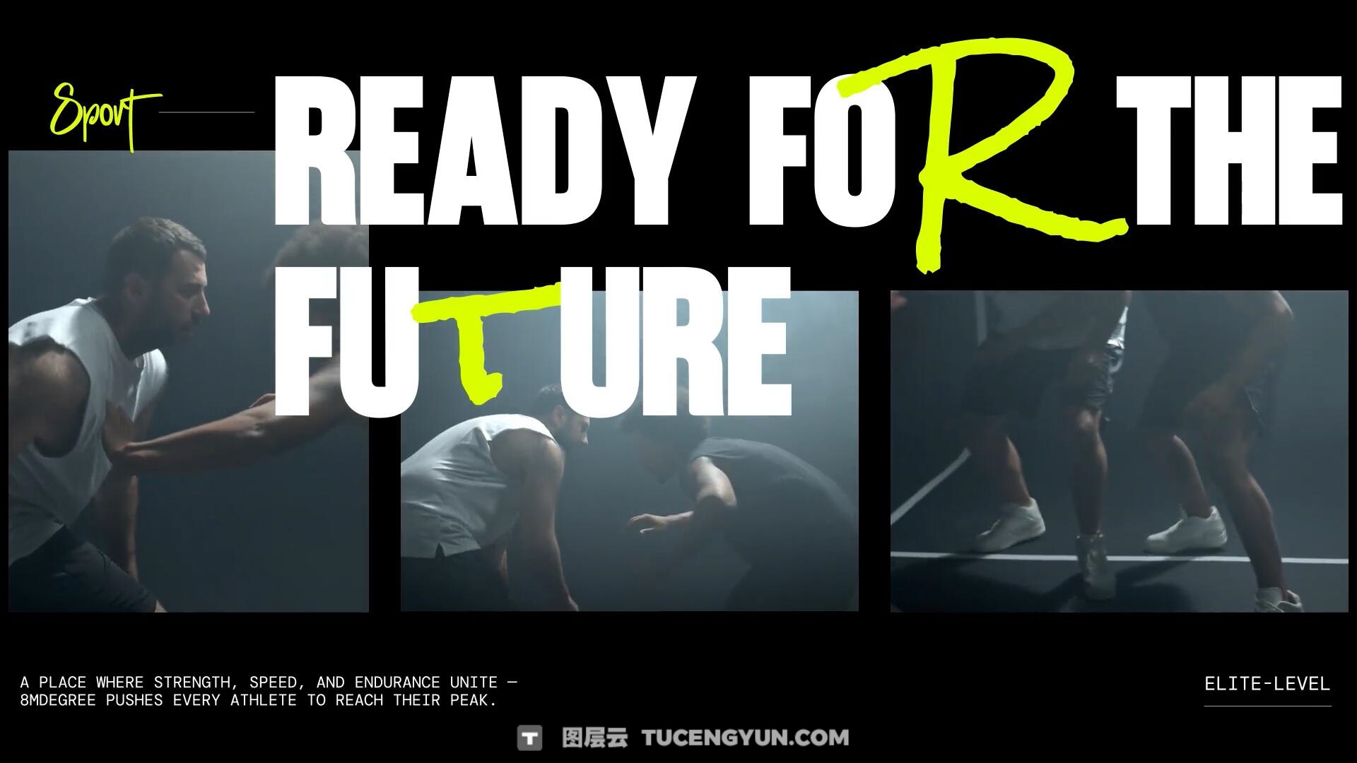 AE模板：全新体育运动赛事活动快剪宣传片（14488）图层云