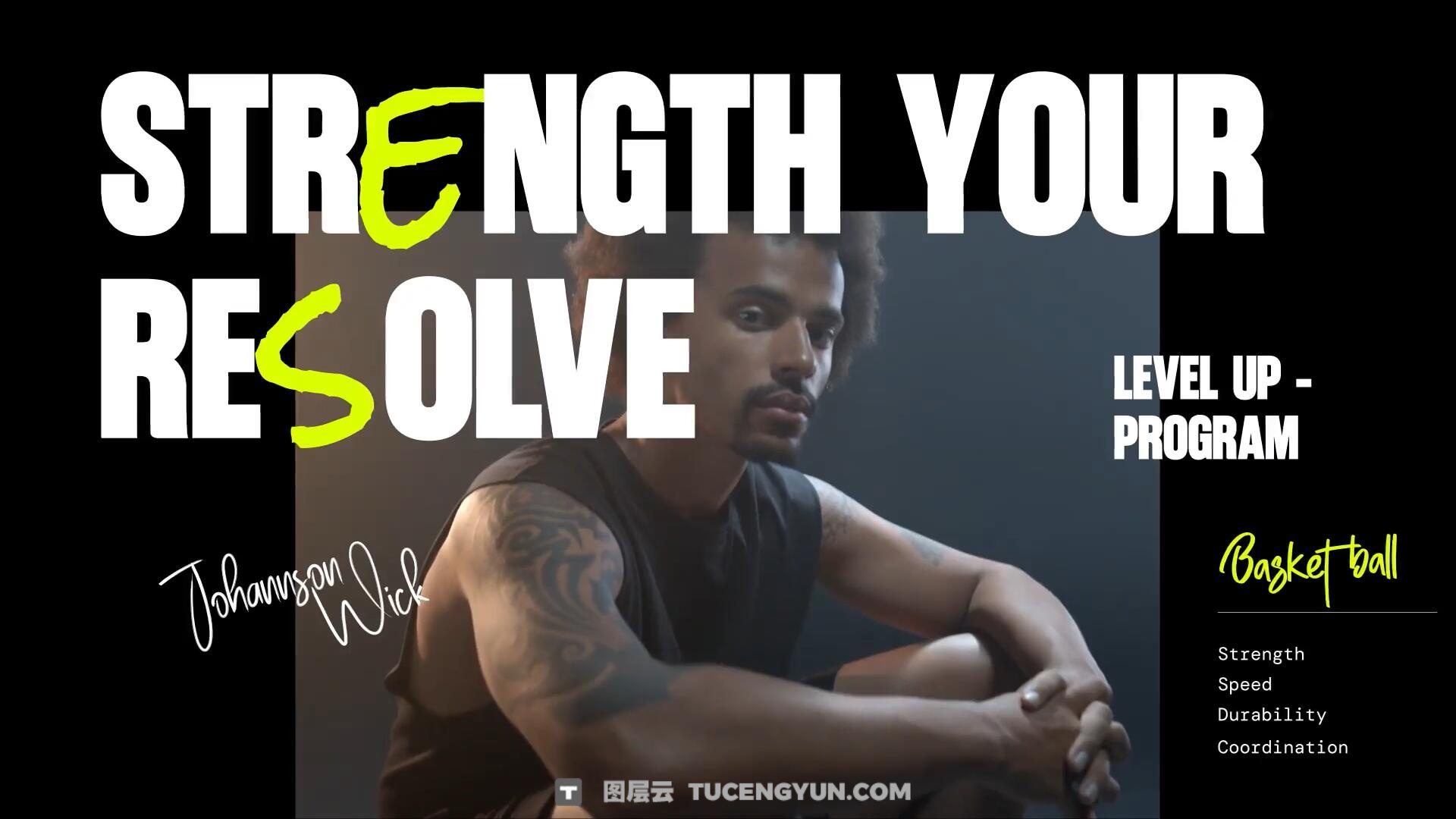 AE模板：全新体育运动赛事活动快剪宣传片（14488）图层云