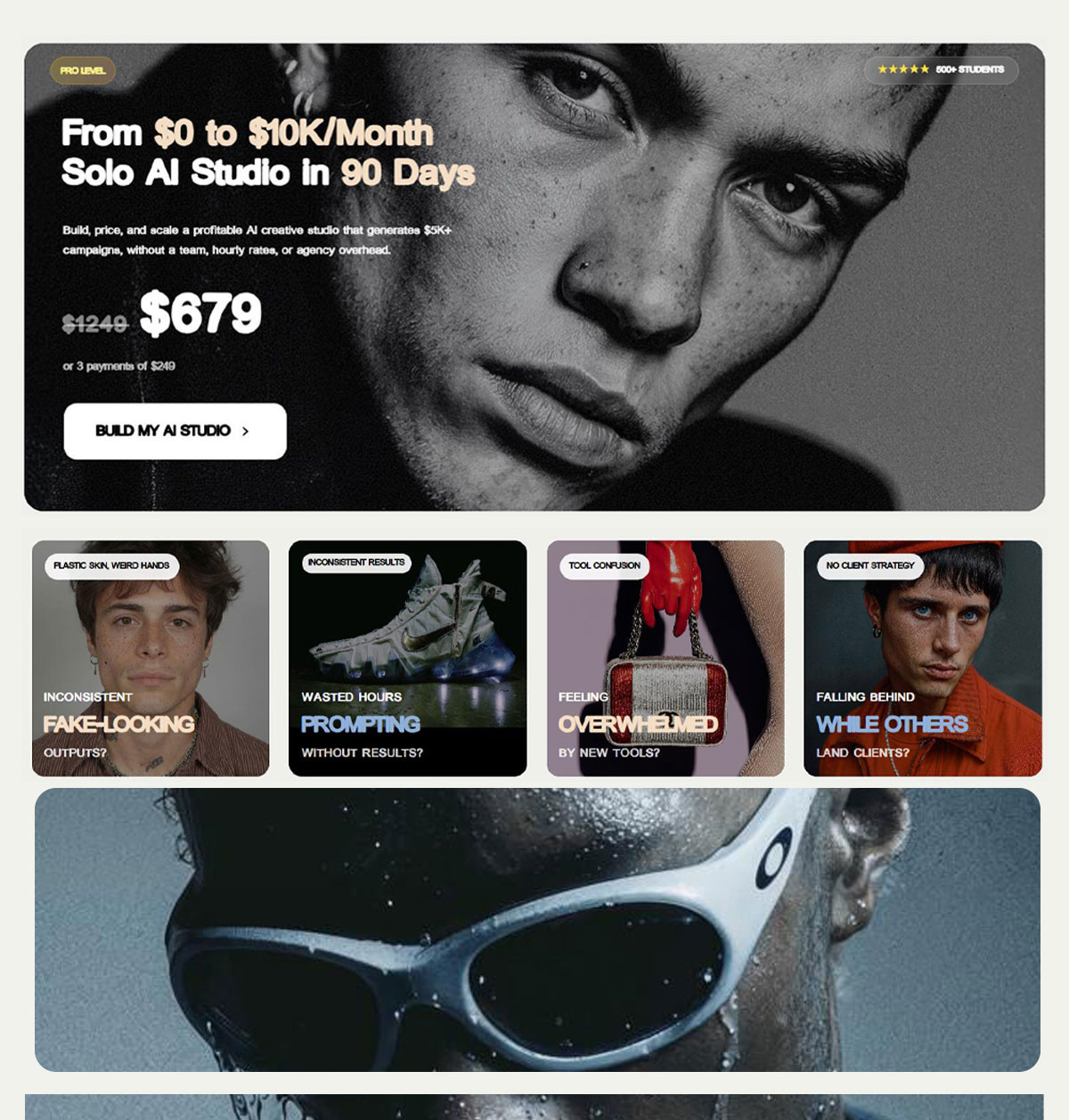 大师课程：热门AI工作室创意品牌视觉创作流程视频课程 中文字幕 Waviboy AI Studio [AI Creative Studio]（14496）