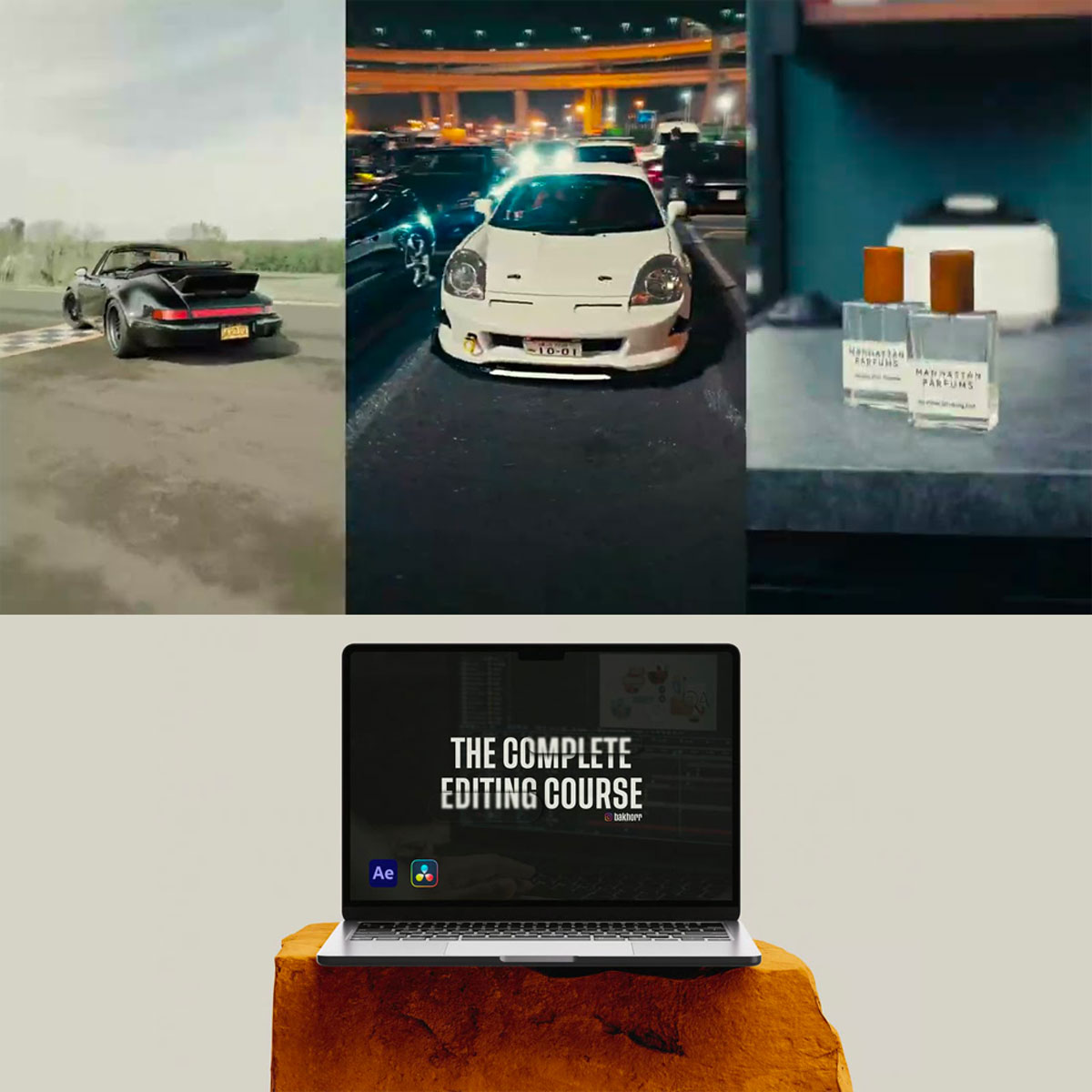 大师课程：全新商业级汽车视频拍摄、剪辑、颜色分级全流程AE+达芬奇视频课程 中文字幕 Course — Mentorship Edition “After Effects & DaVinci Resolve: Speed Ramp from Zero to Pro”（14519）