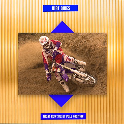 音效：越野摩托车怠速、出发、变速、刹车、减速、熄火音效素材（14536）