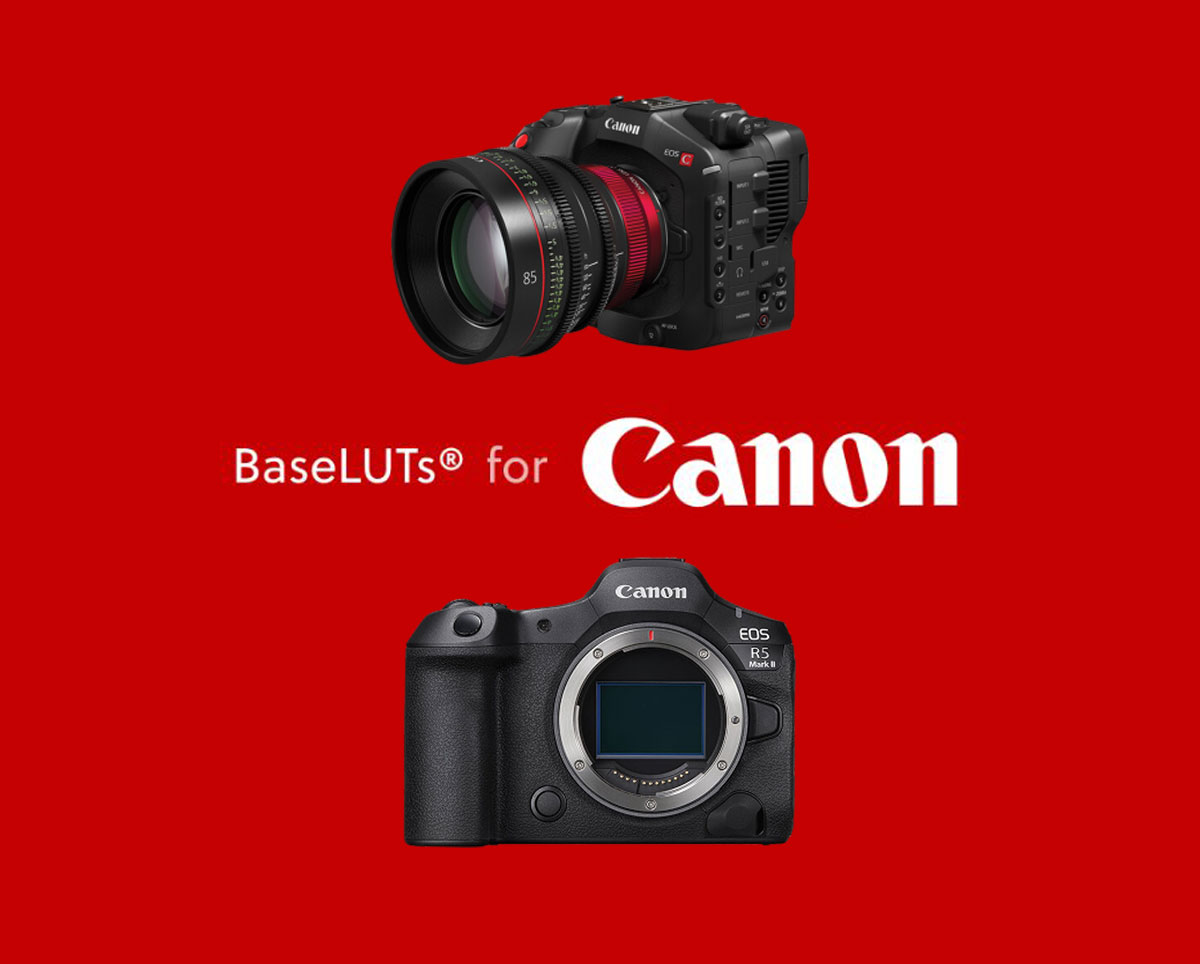 热门专业电影级佳能Log 2/Log 3色彩还原监看LUT调色预设 BaseLUTs 支持Canon C80、R5 Mark II（14539）