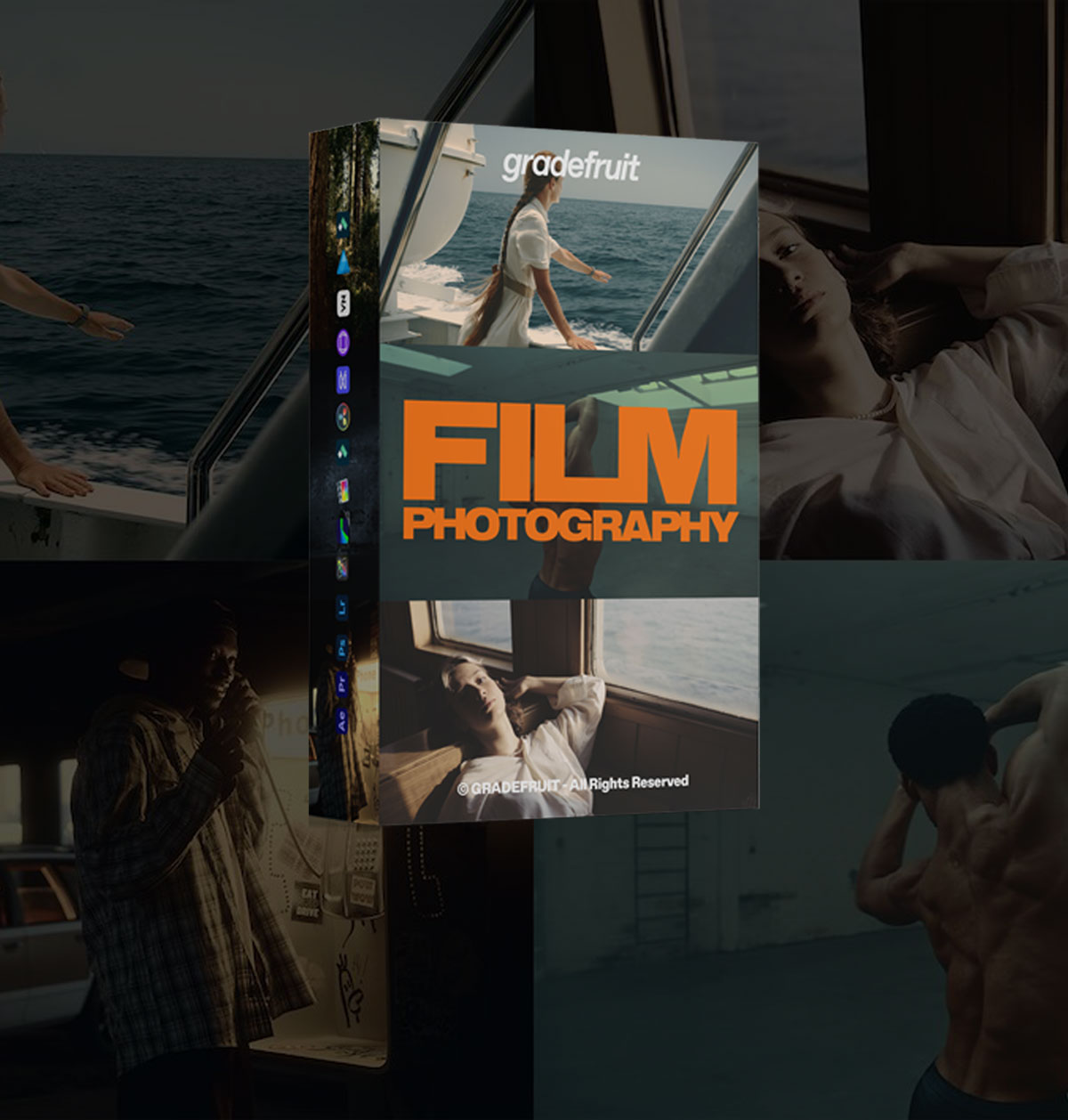 经典好莱坞商业电影感胶片模拟LUTs+LR调色预设 GradeFruit – Film Photography（14547）