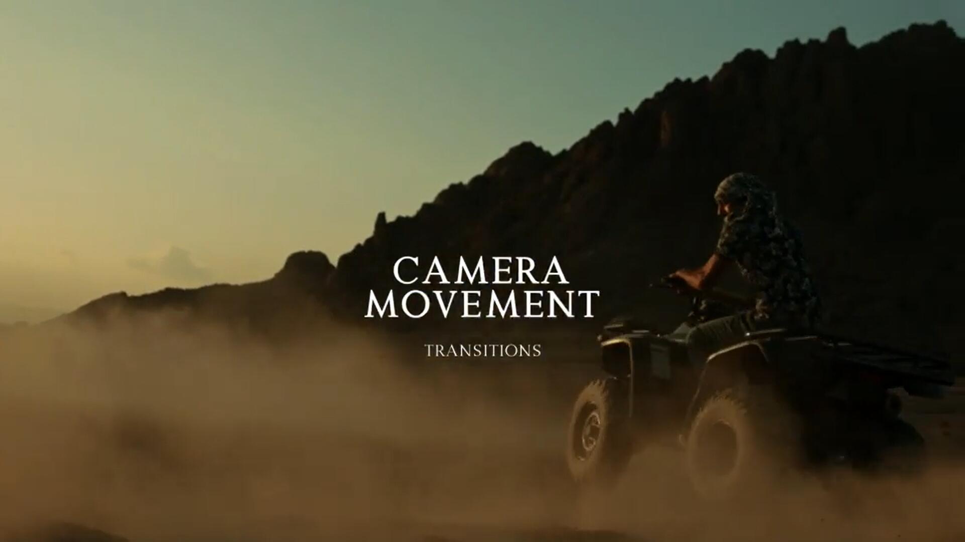 AE/PR模板：真实摄像机运动镜头画面抖动无缝转场过渡（14553）